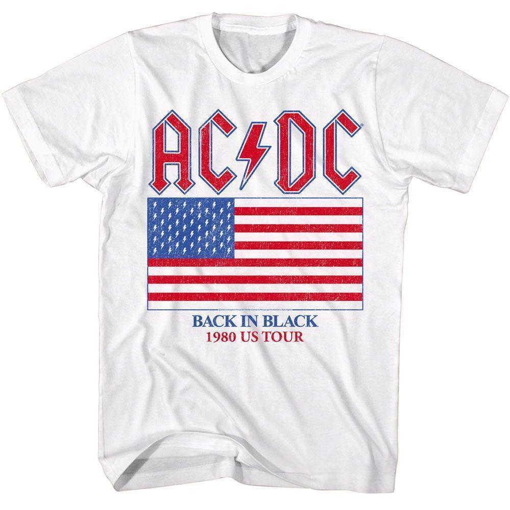 Acdc Us Tour White T Shirt